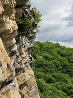 Erin and Aaron climbing Yellow Ridge (Category:  Rock Climbing)