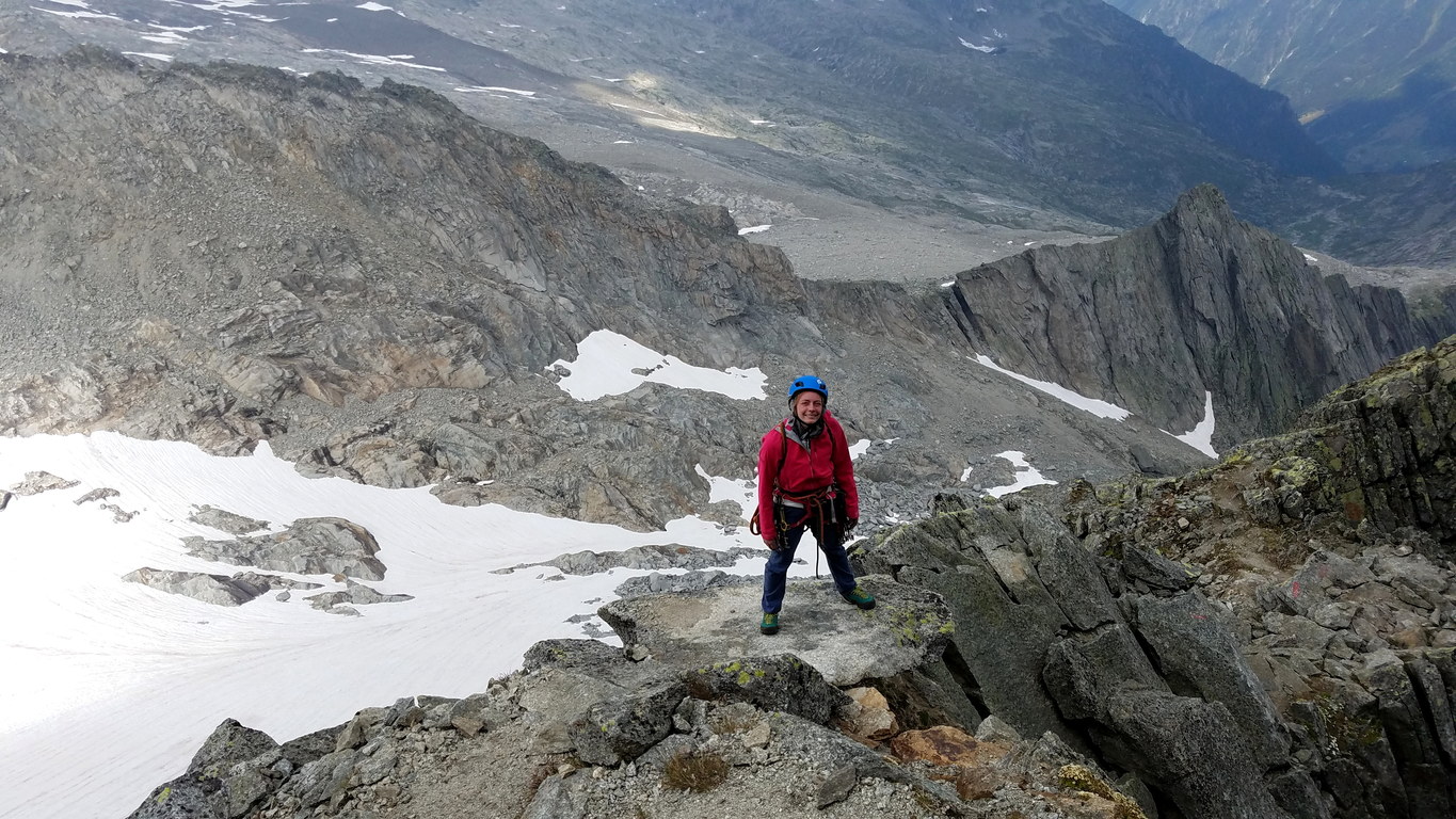 Starting the Salbit descent (Category:  Climbing)