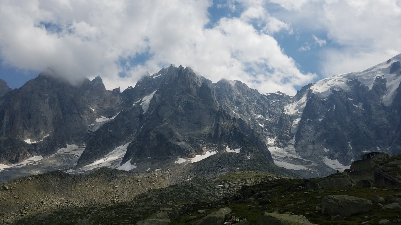 View from our camp site at Lac Bleu (Category:  Climbing)