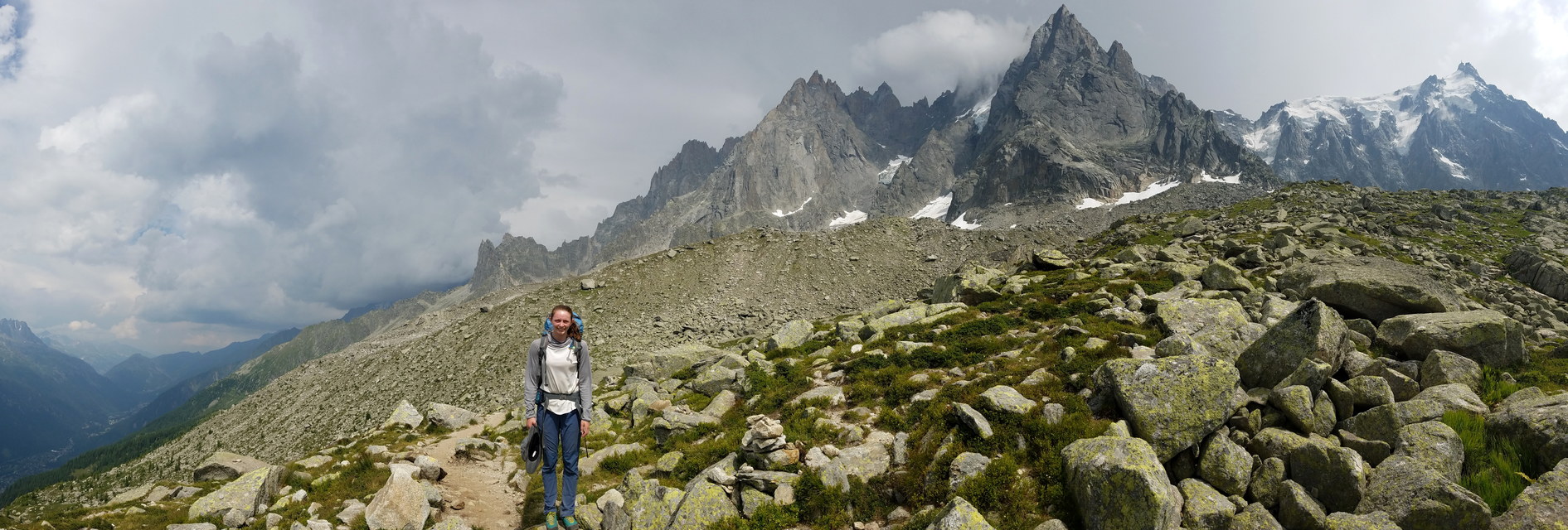 View from our camp site at Lac Bleu (Category:  Climbing)