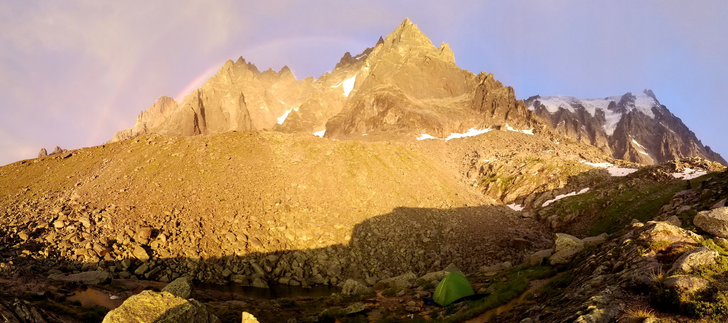 A big thunderstorm rolled through and then we were treated to sun (Category:  Climbing)