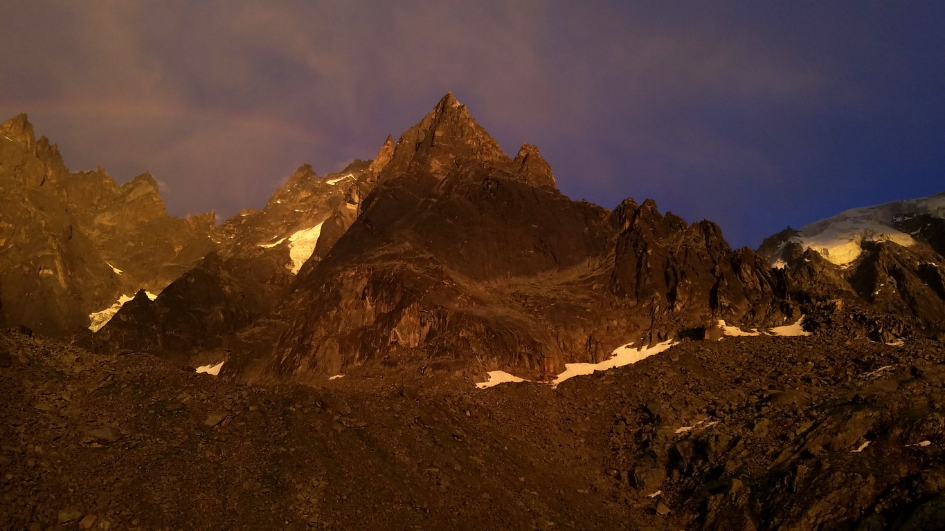 A big thunderstorm rolled through and then we were treated to sun (Category:  Climbing)