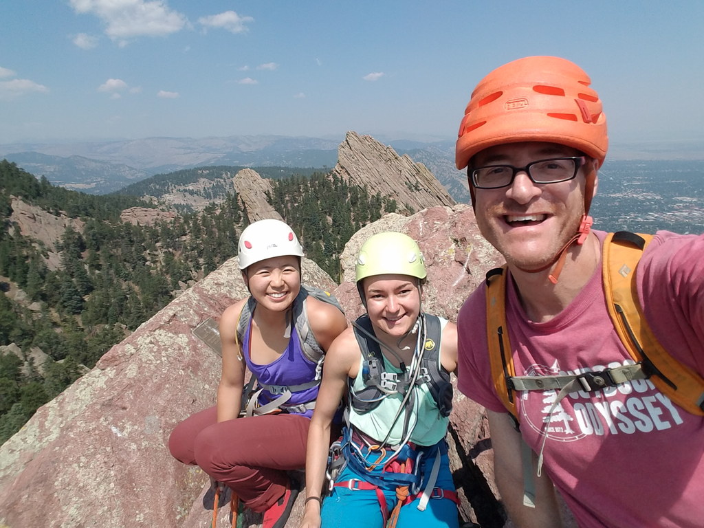 Top of the third Flatiron (Category:  Climbing)