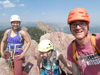 Top of the third Flatiron (Category:  Climbing)