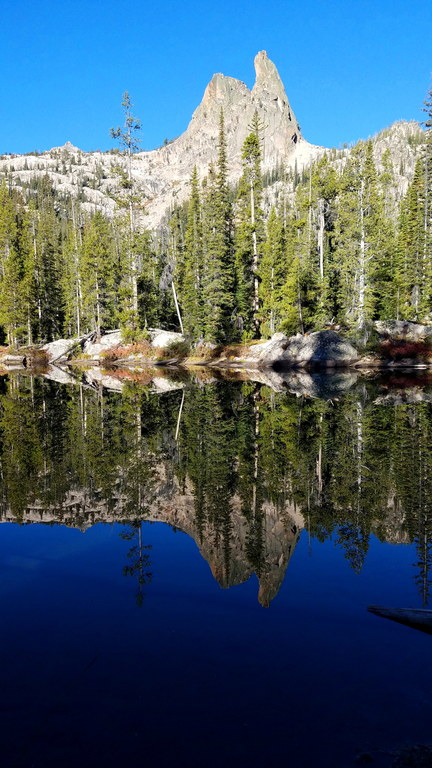 Great reflections early in the morning (Category:  Climbing)