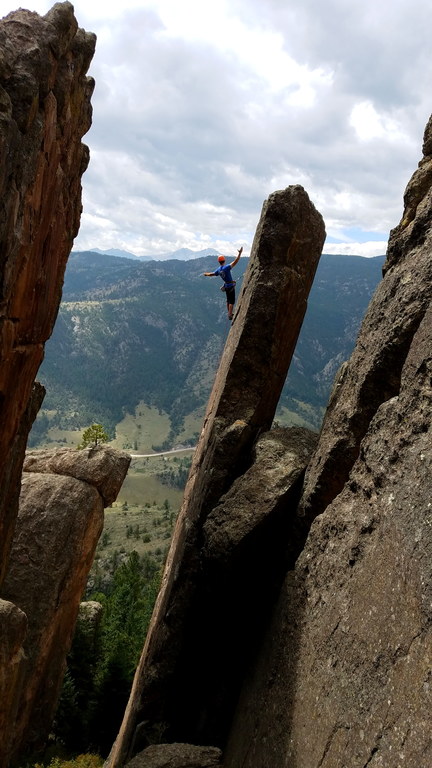 I was psyched to get the redpoint (Category:  Climbing)