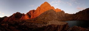 Crestone Needle at sunrise (Category:  Climbing)