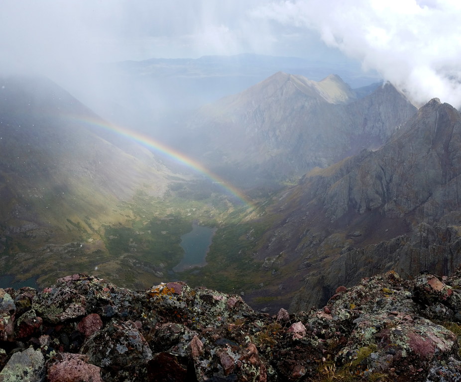 At least we got a double rainbow (Category:  Climbing)