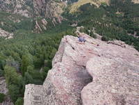 Party of four on the first flatiron (Category:  Climbing)