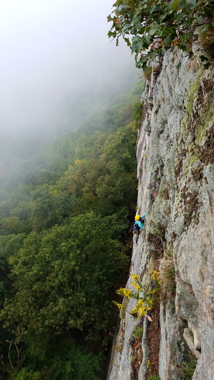 Clara on Frog's Head (Category:  Climbing)