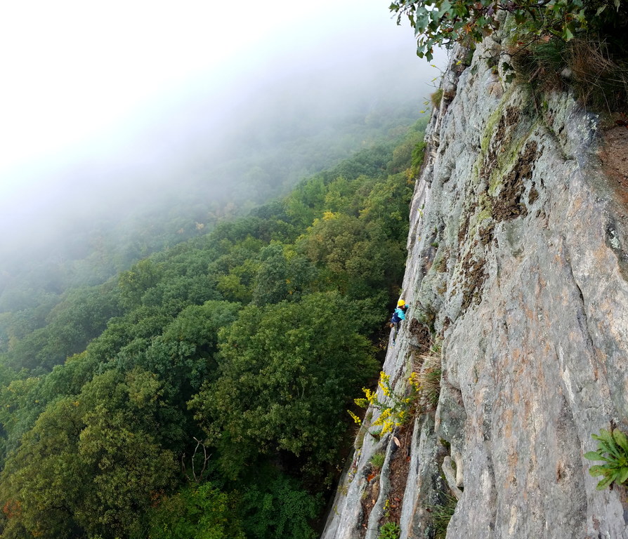 Clara on Frog's Head (Category:  Climbing)