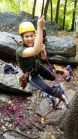 Caroline prussiking (Category:  Climbing)