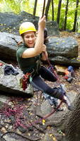 Caroline prussiking (Category:  Climbing)