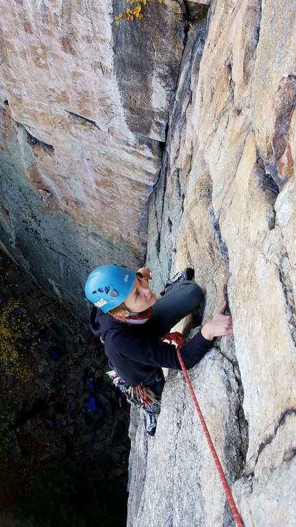 Emily on Birdland (Category:  Climbing)