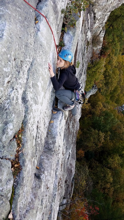 Emily on Limelight (Category:  Climbing)