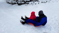 Apparently I found a small child and we went sledding (Category:  Ice Climbing, Skiing)
