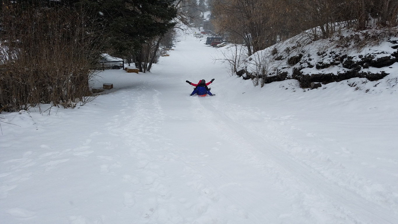 Ouray sledding hill (Category:  Ice Climbing, Skiing)