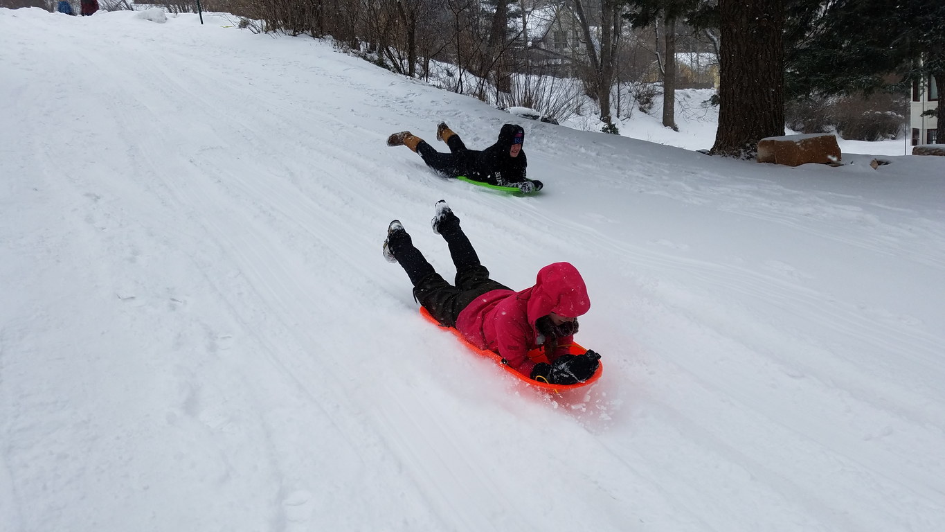 Show them locals what an east coast sledder can do! (Category:  Ice Climbing, Skiing)