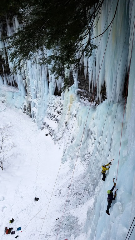 Emily and Camille (Category:  Ice Climbing)