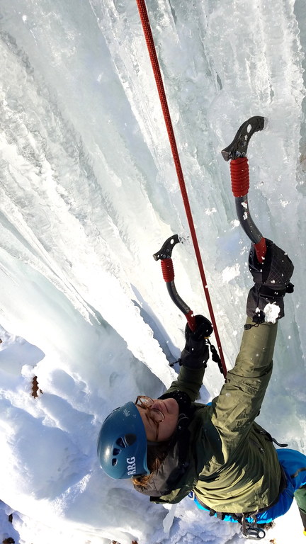 Climbing at Starbuck (Category:  Ice Climbing)