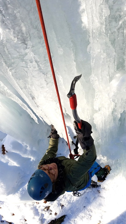 Climbing at Starbuck (Category:  Ice Climbing)