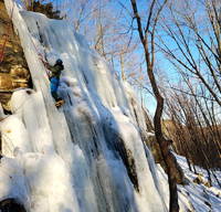 Climbing at Starbuck (Category:  Ice Climbing)