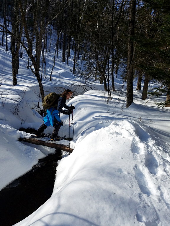 Successful stream crossing (Category:  Ice Climbing)