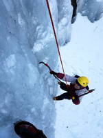 Anya on Pitchoff Right (Category:  Ice Climbing)
