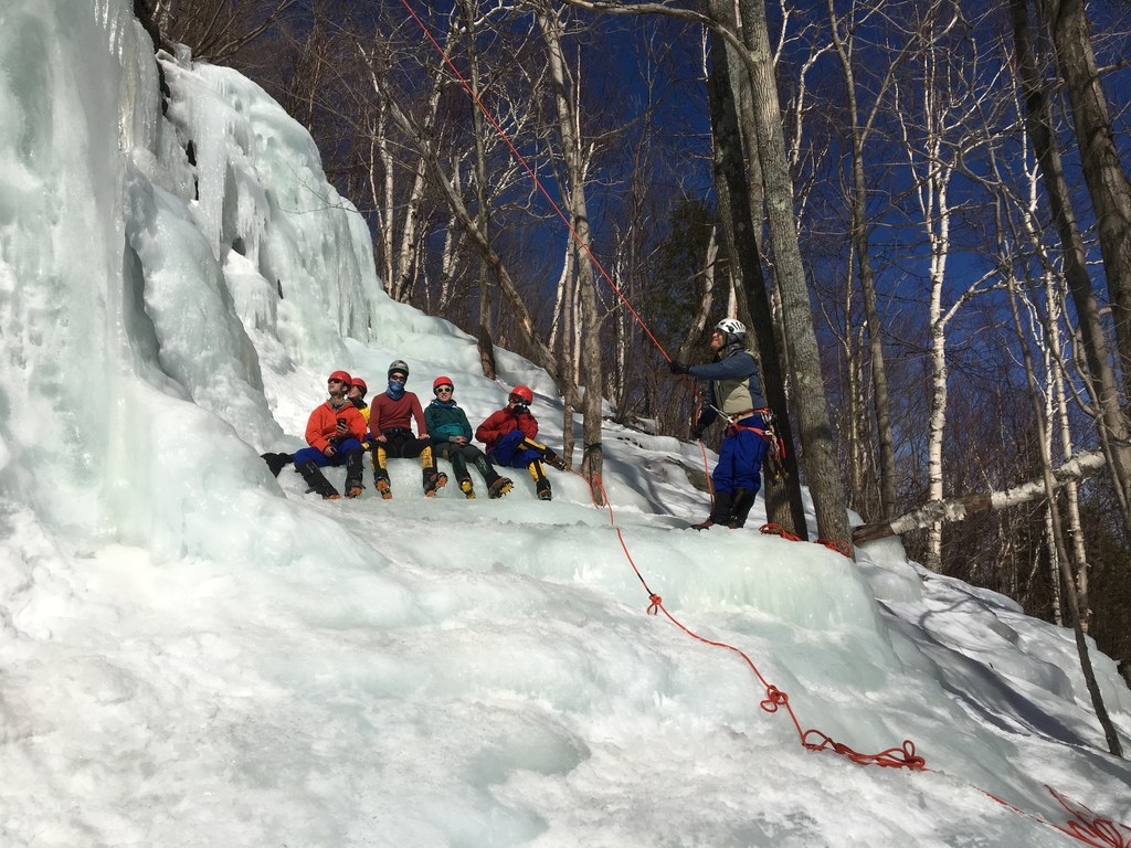 Enjoying the sun (Category:  Ice Climbing)