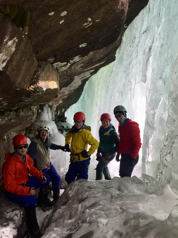 In the ice cave (Category:  Ice Climbing)