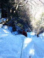 Top of the sixth pitch (Category:  Ice Climbing)