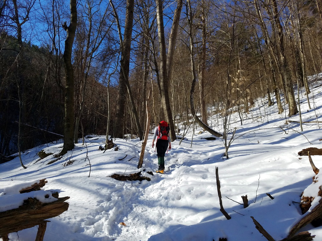 We nailed the approach. NBD (Category:  Ice Climbing)