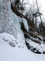 Climbing Jeff's Wet Dream (Category:  Ice Climbing)