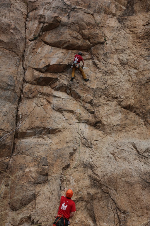 Cragging at Sweet Rock (Category:  Climbing)