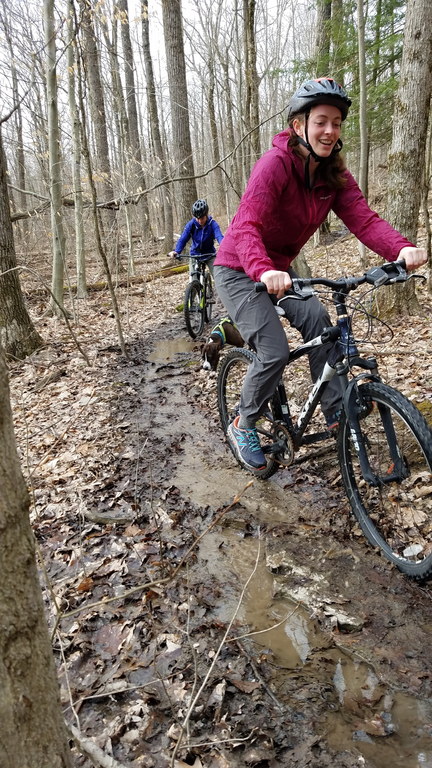 But mud is more photogenic (Category:  Biking)