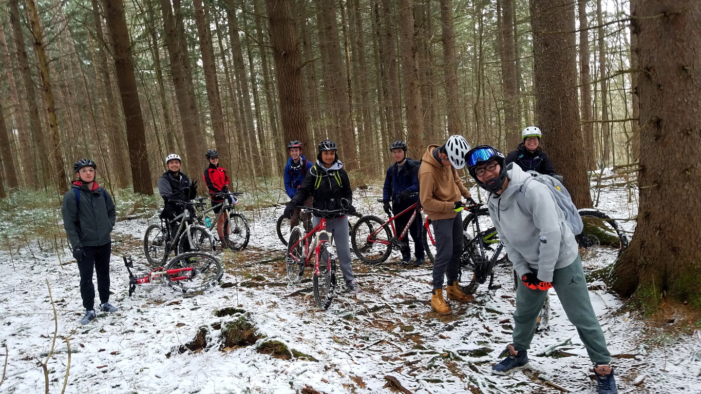 Yup, it snowed in late April (Category:  Biking)