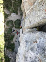 Me leading Animal Cracker (Category:  Climbing)