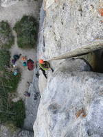 Me leading Animal Cracker (Category:  Climbing)