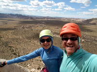 Atop Orange Flake (Category:  Climbing)