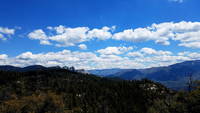 The Needles seen from Dome Rock (Category:  Climbing)