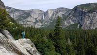 The view from Glacier Point Apron (Category:  Climbing)