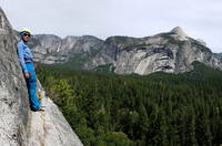 The view from Glacier Point Apron (Category:  Climbing)
