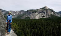 The view from Glacier Point Apron (Category:  Climbing)