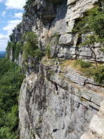 Their shot of me on Modern Times (Category:  Climbing)