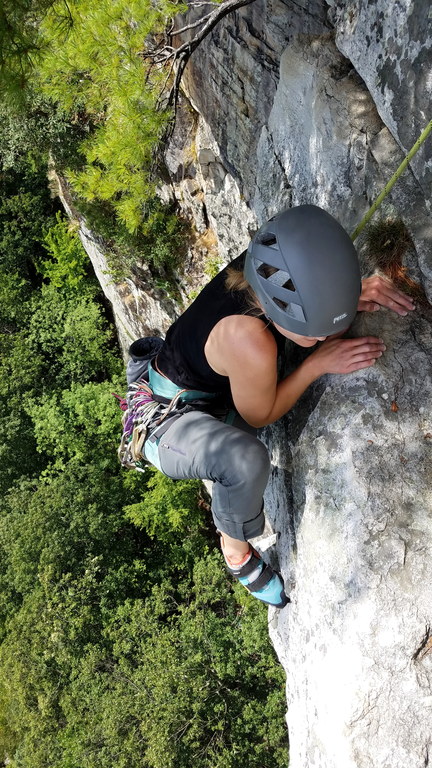 Emily on Modern Times (Category:  Climbing)