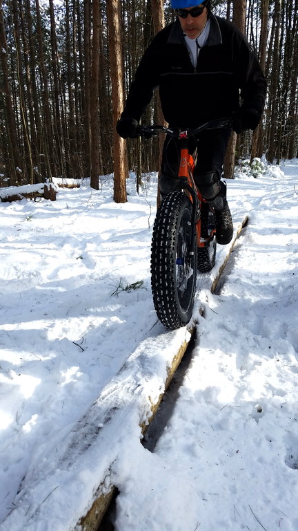 Rob and his fat bike (Category:  Biking)