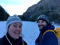 Chapel Pond on the hike out (Category:  Ice Climbing, Skiing)