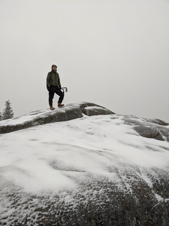 Summit looks epic! (Category:  Ice Climbing, Skiing)