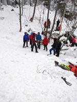 Don Mellor teaching his festival clinic. (Category:  Ice Climbing)