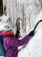 Libby on RBF (Category:  Ice Climbing)